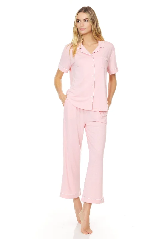 Annie Notch Capri Pajama Set