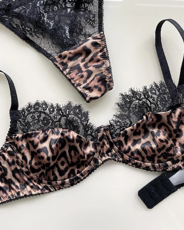 Azalea Leopard Lingerie Set