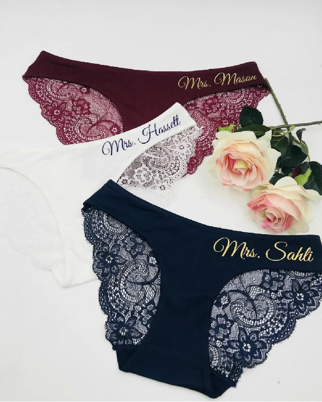 Lace Panties-Add Any Text