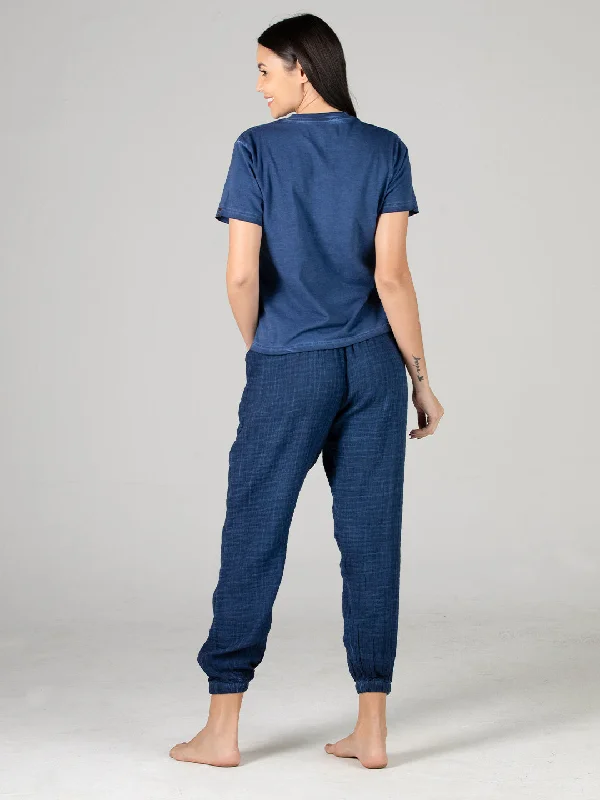 Evolove Dark Blue Super soft most comfortable Pajama set