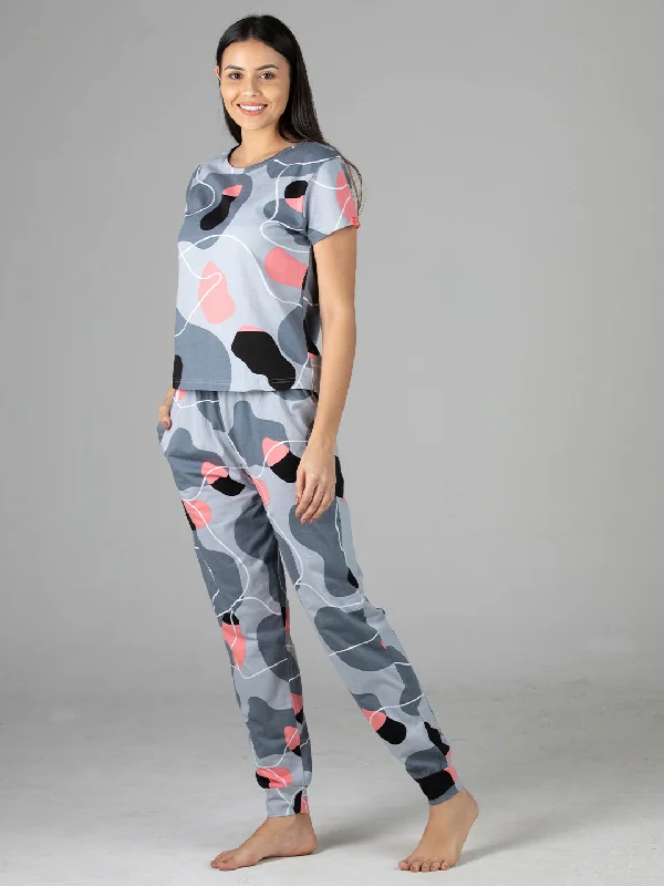 Evolove Grey Super soft most comfortable Pajama set