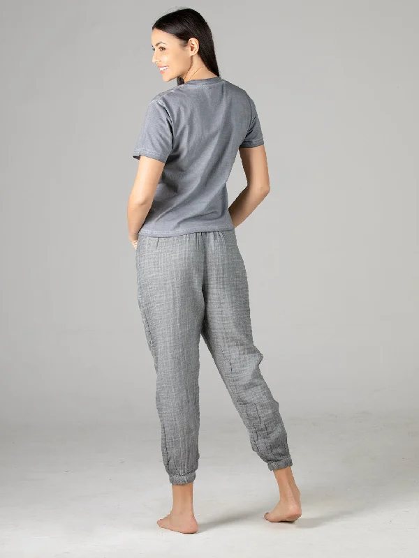 Evolove Grey Super soft most comfortable Pajama set