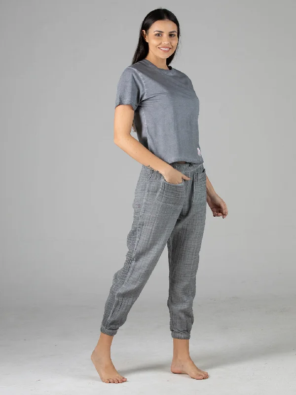 Evolove Grey Super soft most comfortable Pajama set