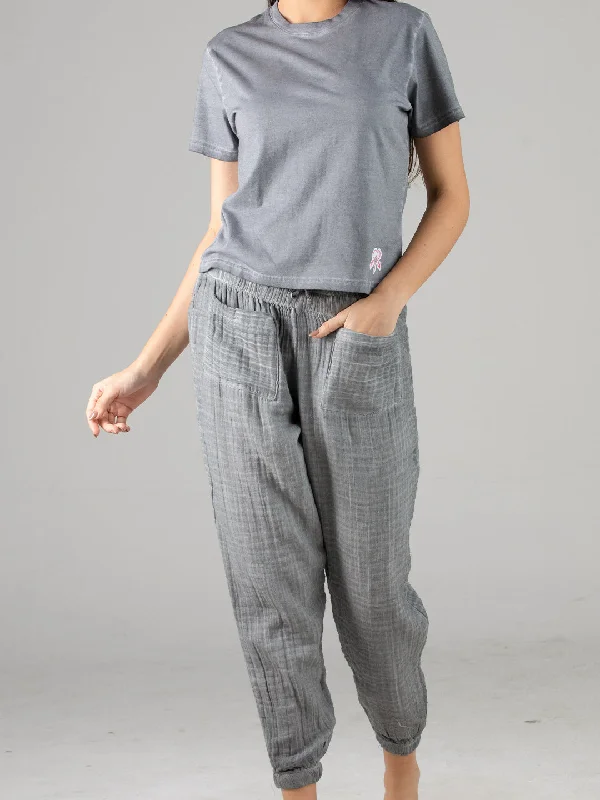 Evolove Grey Super soft most comfortable Pajama set