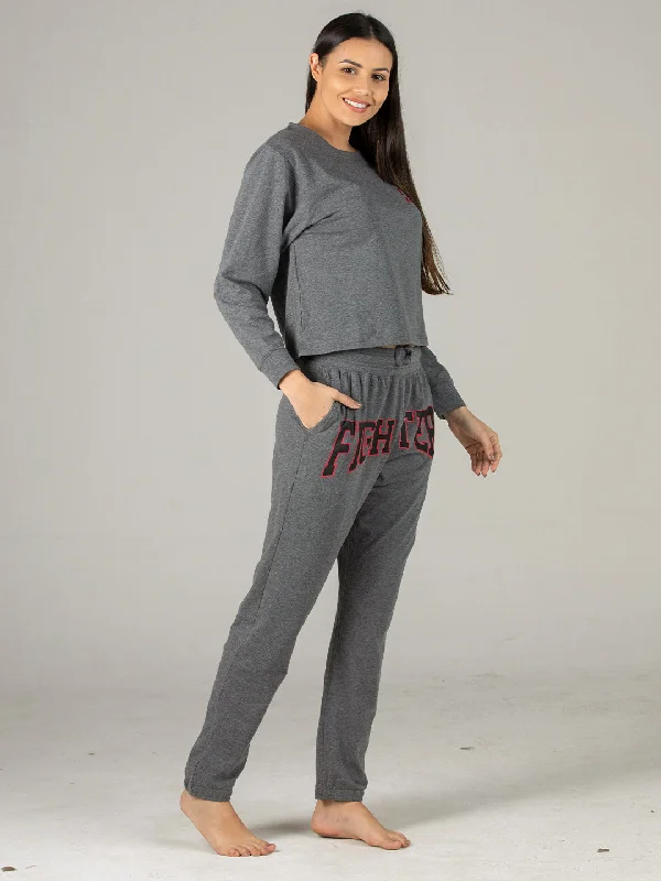 Evolove super soft most comfortable Pajama set track suit 100% superior cotton with pockets