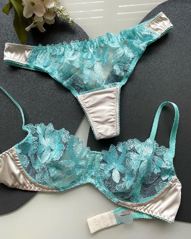 Marshmallow Blue Lingerie set