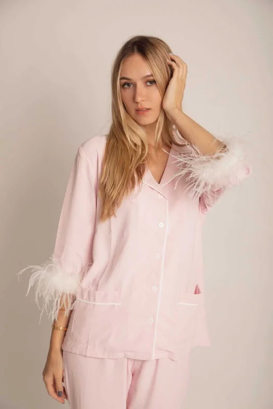 Pink Feather Diva Pajama