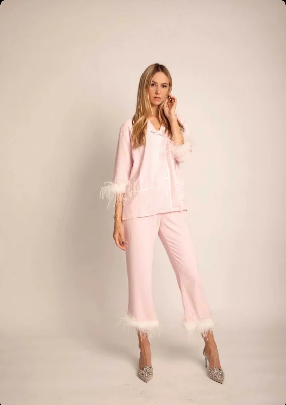 Pink Feather Diva Pajama