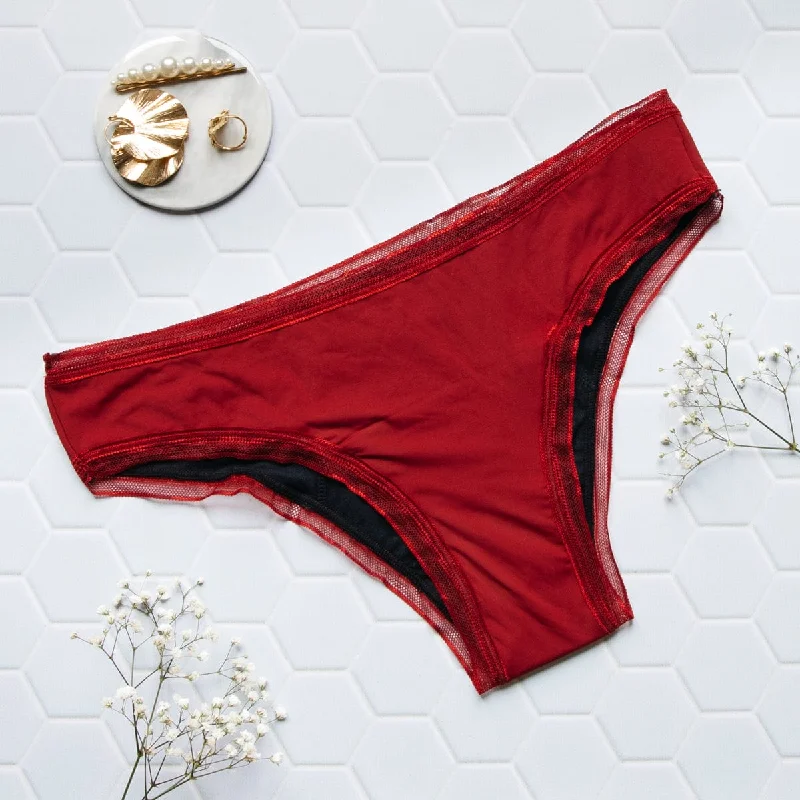 Red period underwear