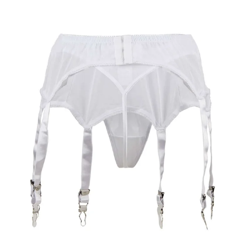 Luxury Lace Plus Size Vintage Garter Suspender Belt with Matching Panty