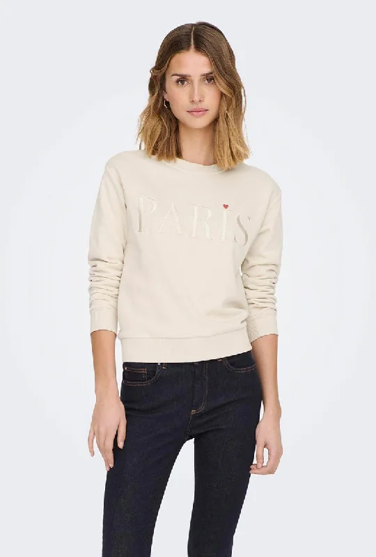 JDY PARIS EMB SWEATSHIRT