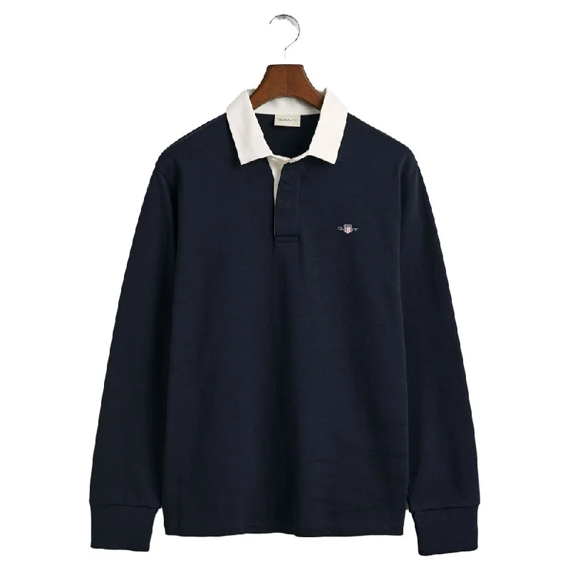 GANT - Regular Shield Heavy Rugger - Evening Blue