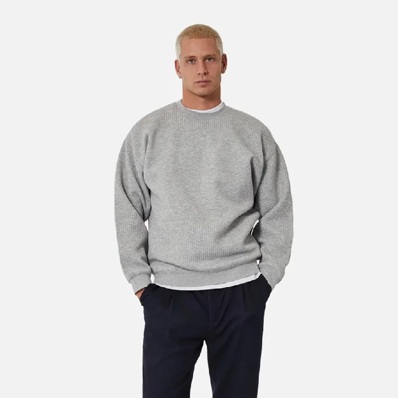 The Robinson Sweater - Light Grey Marle