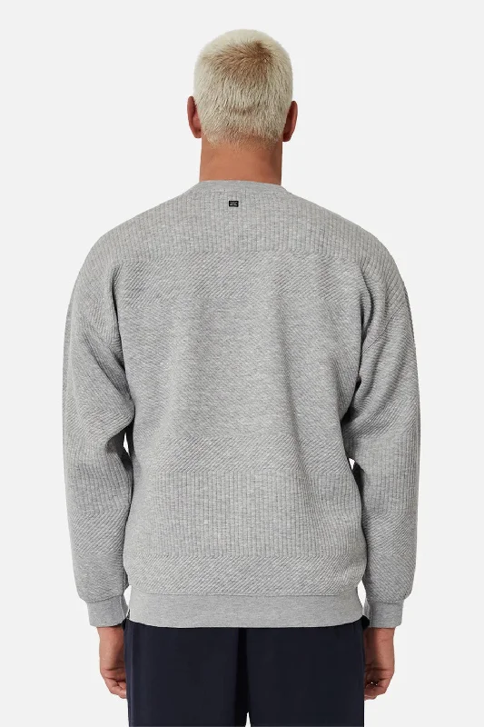 The Robinson Sweater - Light Grey Marle