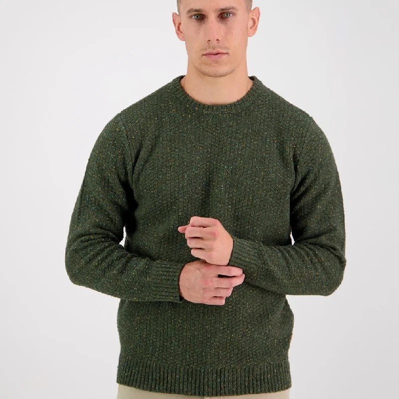 Sentry Hill Crew Neck Jumper - Olive