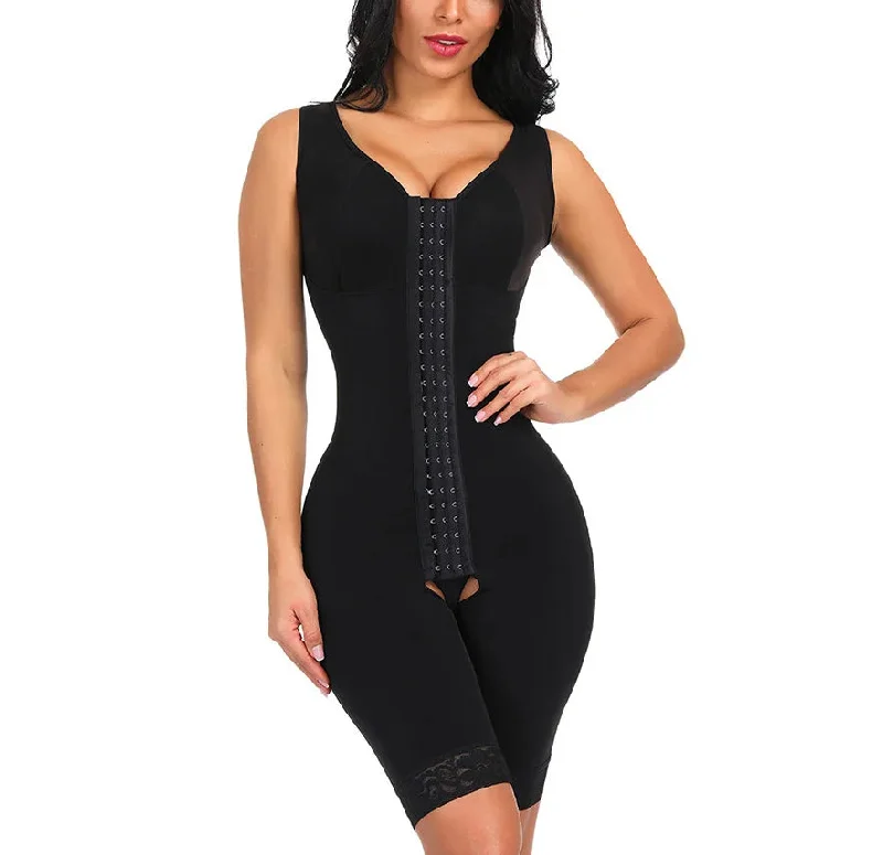 Bodysuit with Wide Straps- Figure Sculpting