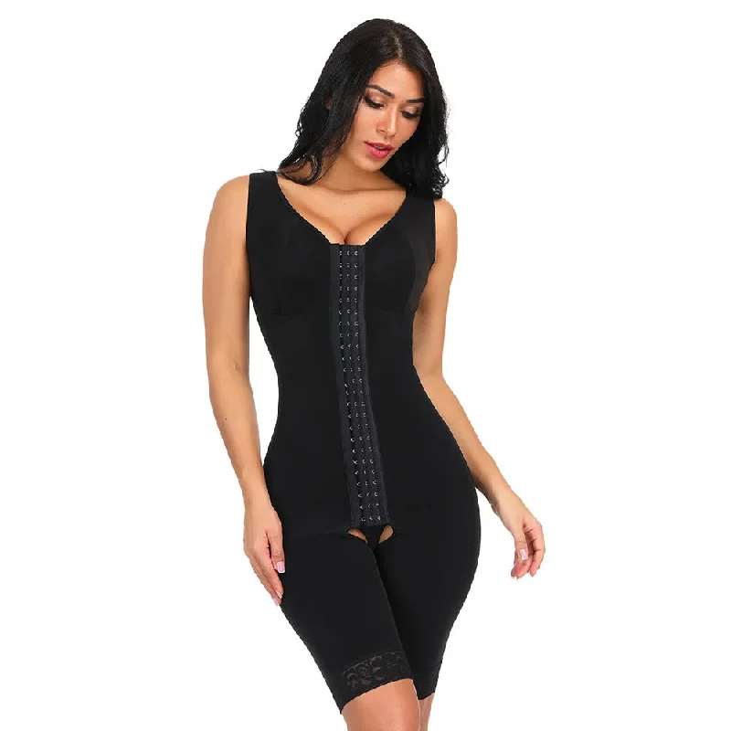 Bodysuit with Wide Straps- Figure Sculpting