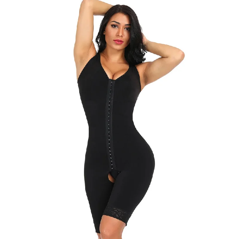 Bodysuit with Wide Straps- Figure Sculpting