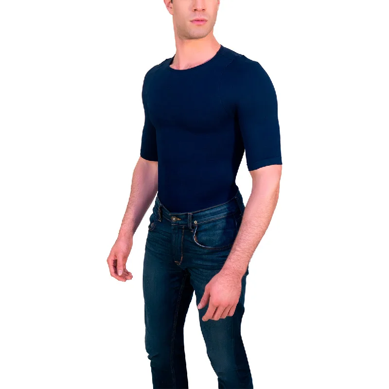 Camiseta faja para hombre cuello redondo con mangas | M4003