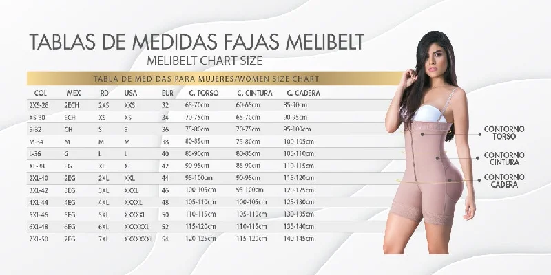 Fajas Colombianas Melibelt 5014 Plus Size