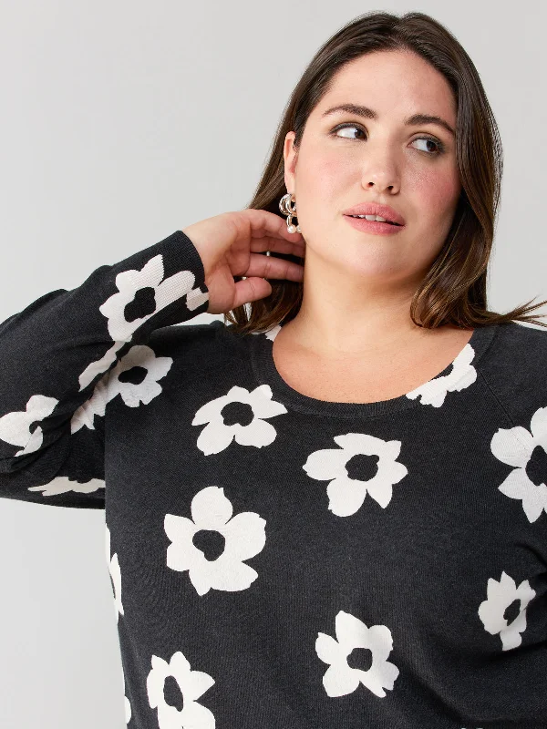 All Day Long Sweater Flower Pop Inclusive Collection