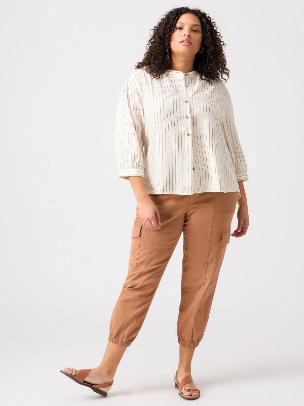 The Femme Shirt Birch Stripe Inclusive Collection