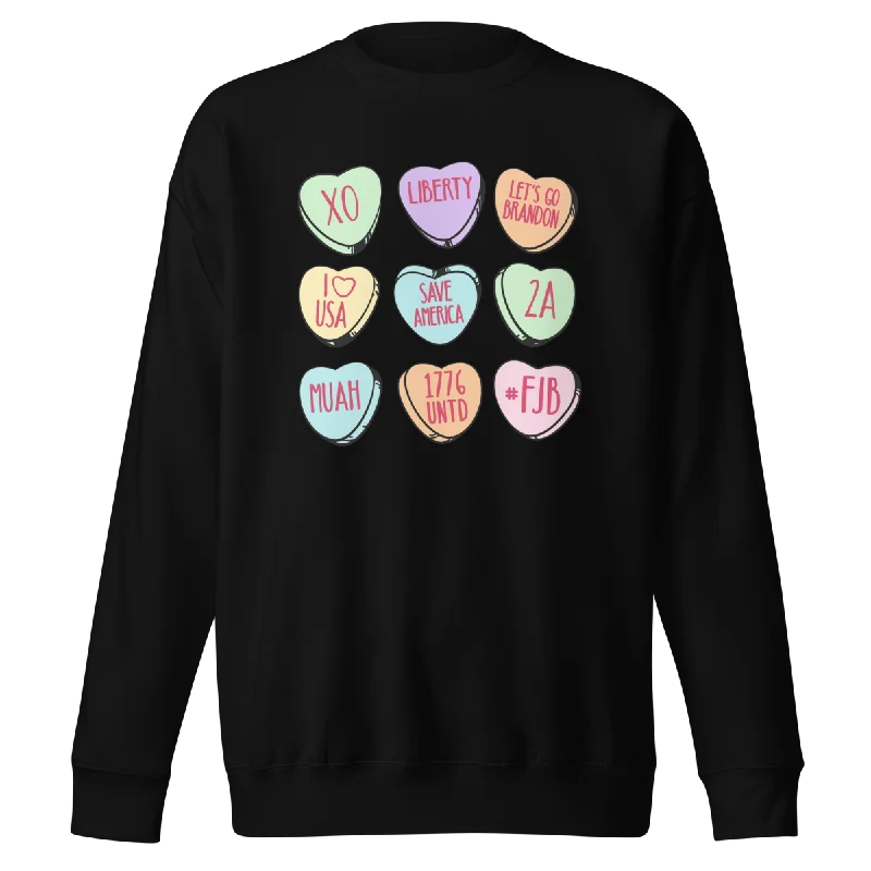 Candy Hearts Sweatshirt