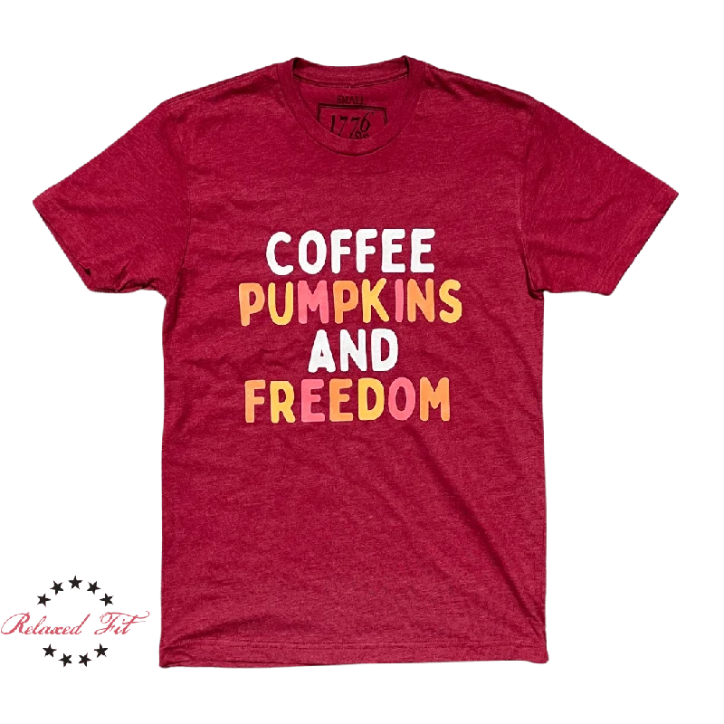 Coffee Pumpkins Freedom - Women's Relaxed Fit