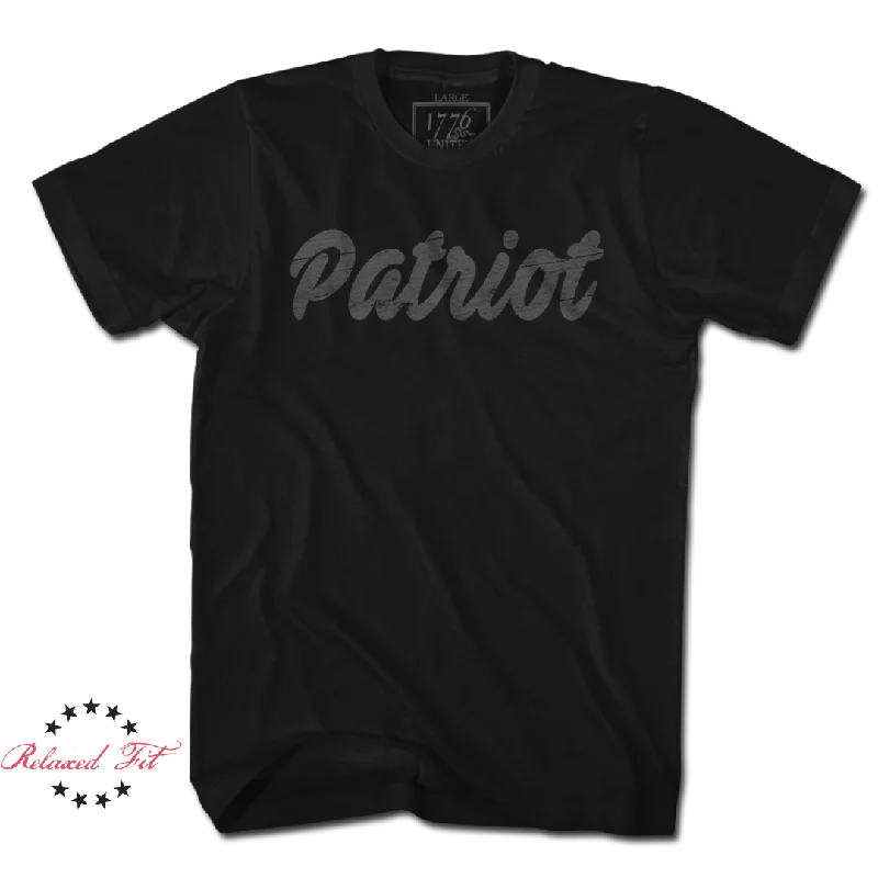 Patriot Logo Tee - Blacked Out (LIMITED) - Women's Relaxed Fit