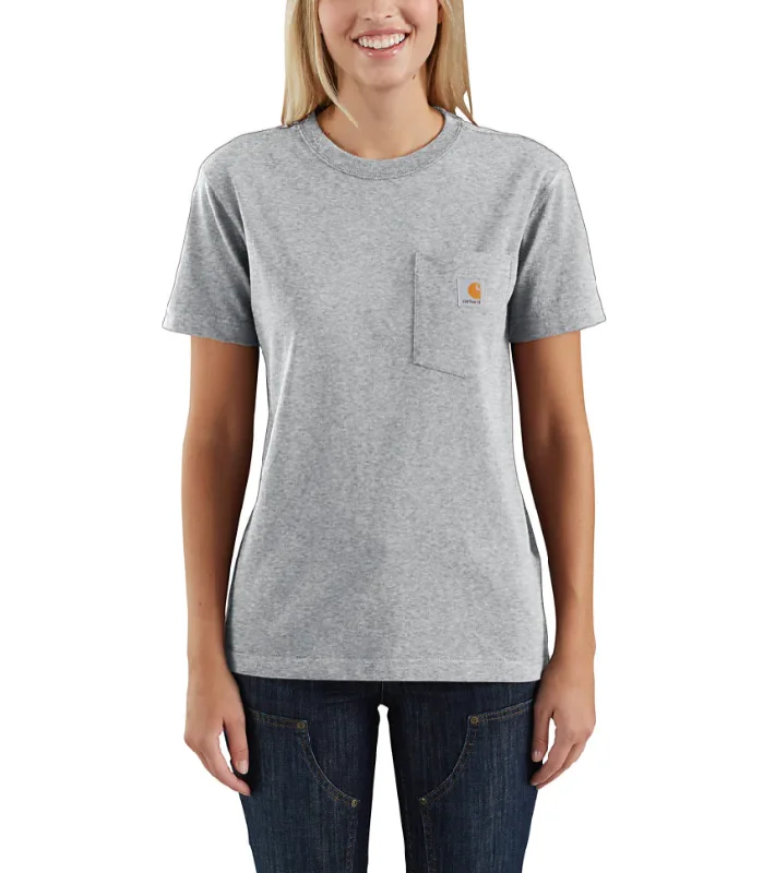 Women's Loose Fit Heavyweight Short-Sleeve Pocket T-Shirt