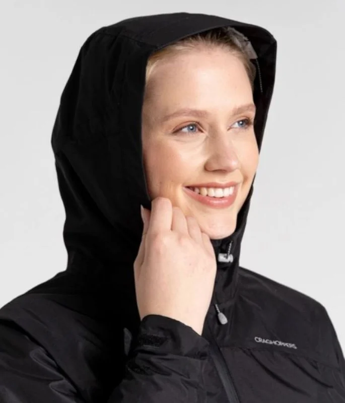 Craghoppers Black Loretta Waterproof Jacket