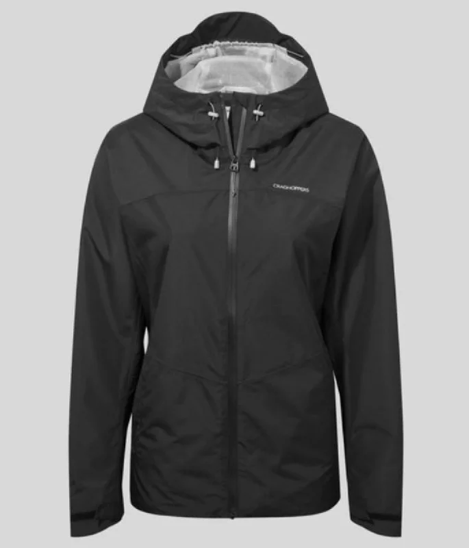 Craghoppers Black Loretta Waterproof Jacket