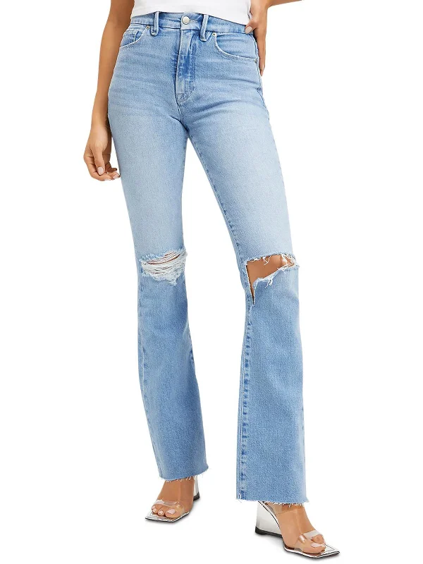 Good Classic Boot Womens Bootcut Distressed Bootcut Jeans