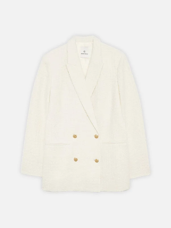 Jasmine Blazer in Ivory