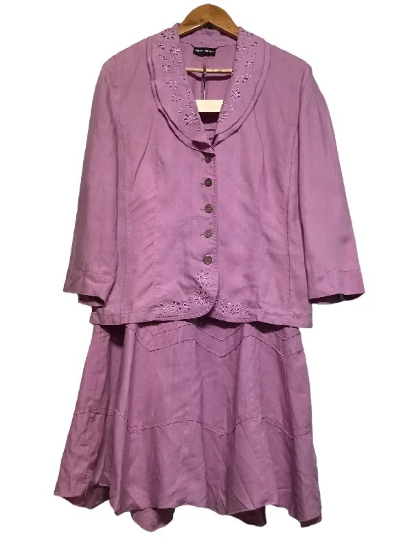 Lilac Linen Two Piece Set (Size L)