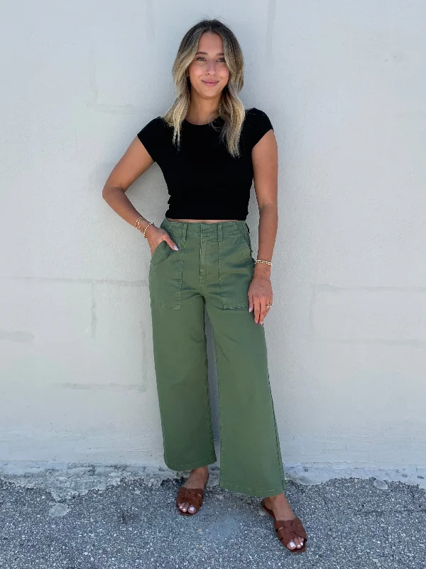 Sophia Wide Leg Utility Ankle