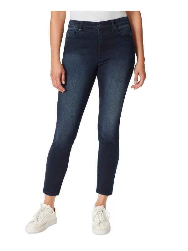 Womens Denim Dark Wash Skinny Jeans