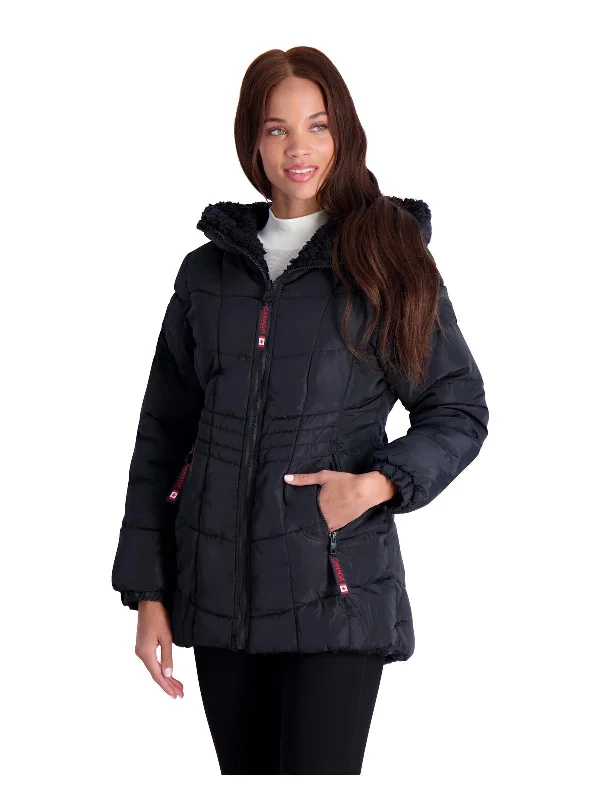 Womens Sherpa Cold Weather Puffer Jacket