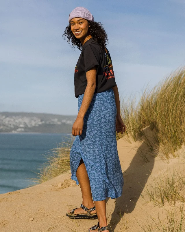 Hannah Skirt - Seaweed Blue Steel