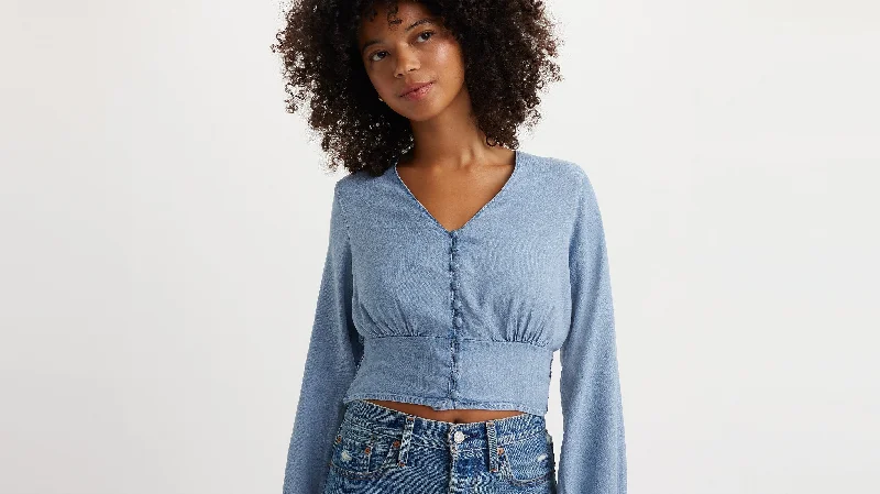 Levi's® Women's Tamara Long-Sleeve Blouse