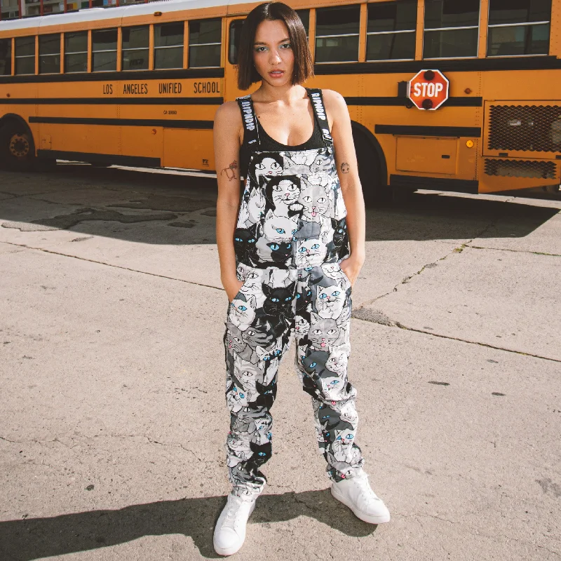 Family Tree Twill Overalls (Black)