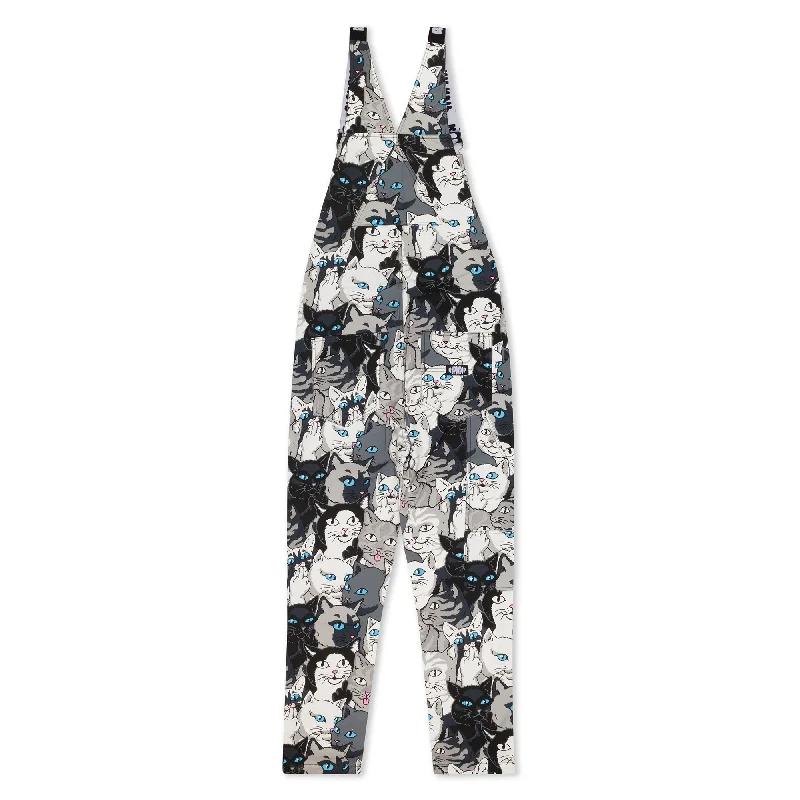 Family Tree Twill Overalls (Black)