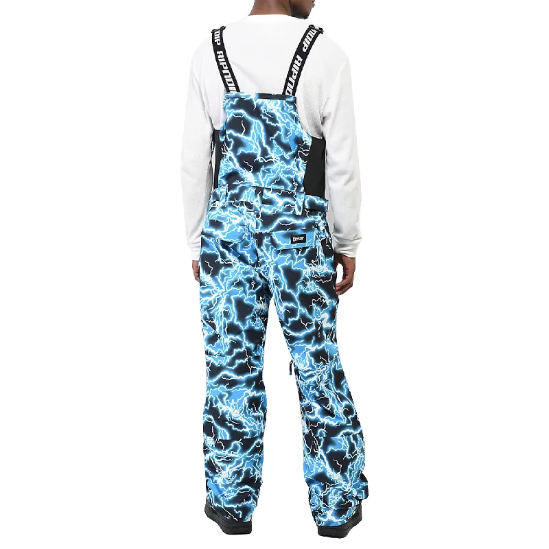 Nikola Snowboard Bib Pants (Black / Blue)