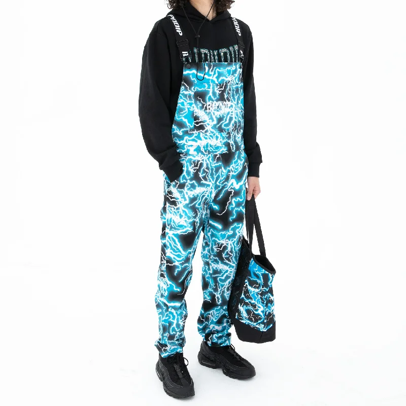 Nikola Twill Overalls (Black/Blue)