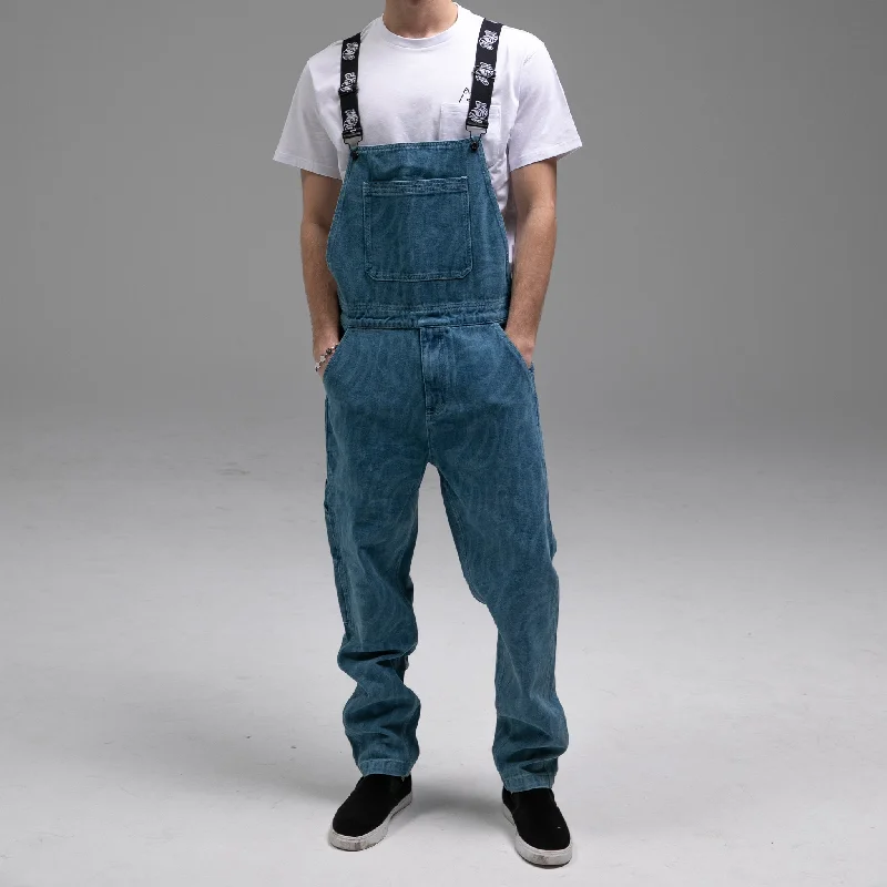 Wilshire Denim Overalls (Medium Wash)