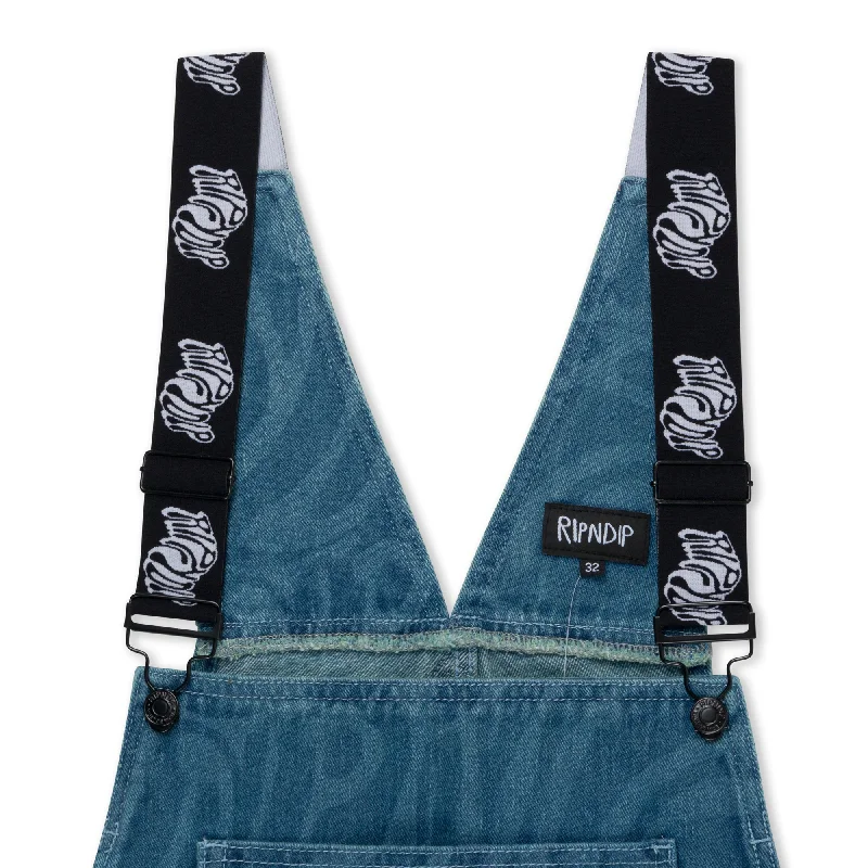 Wilshire Denim Overalls (Medium Wash)