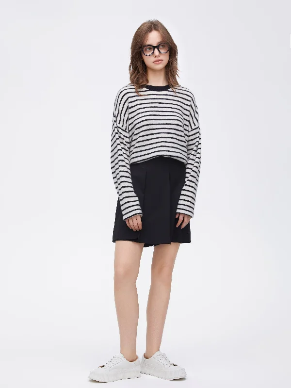 Classic black and white striped jumper