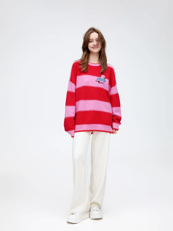 Strawberry Stripe Sweater