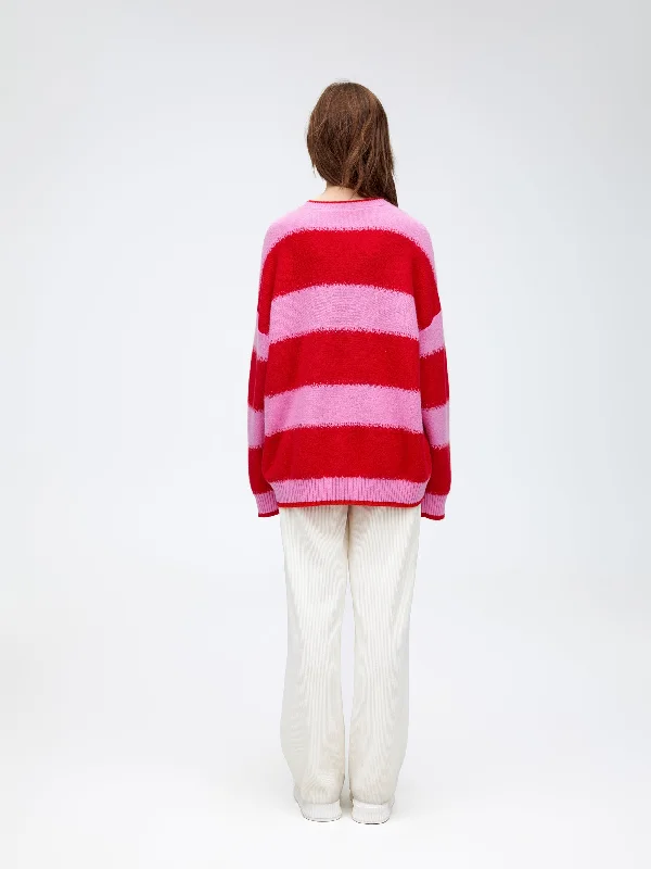 Strawberry Stripe Sweater