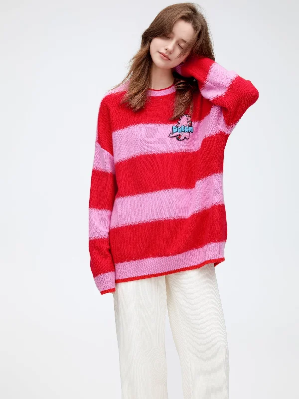 Strawberry Stripe Sweater